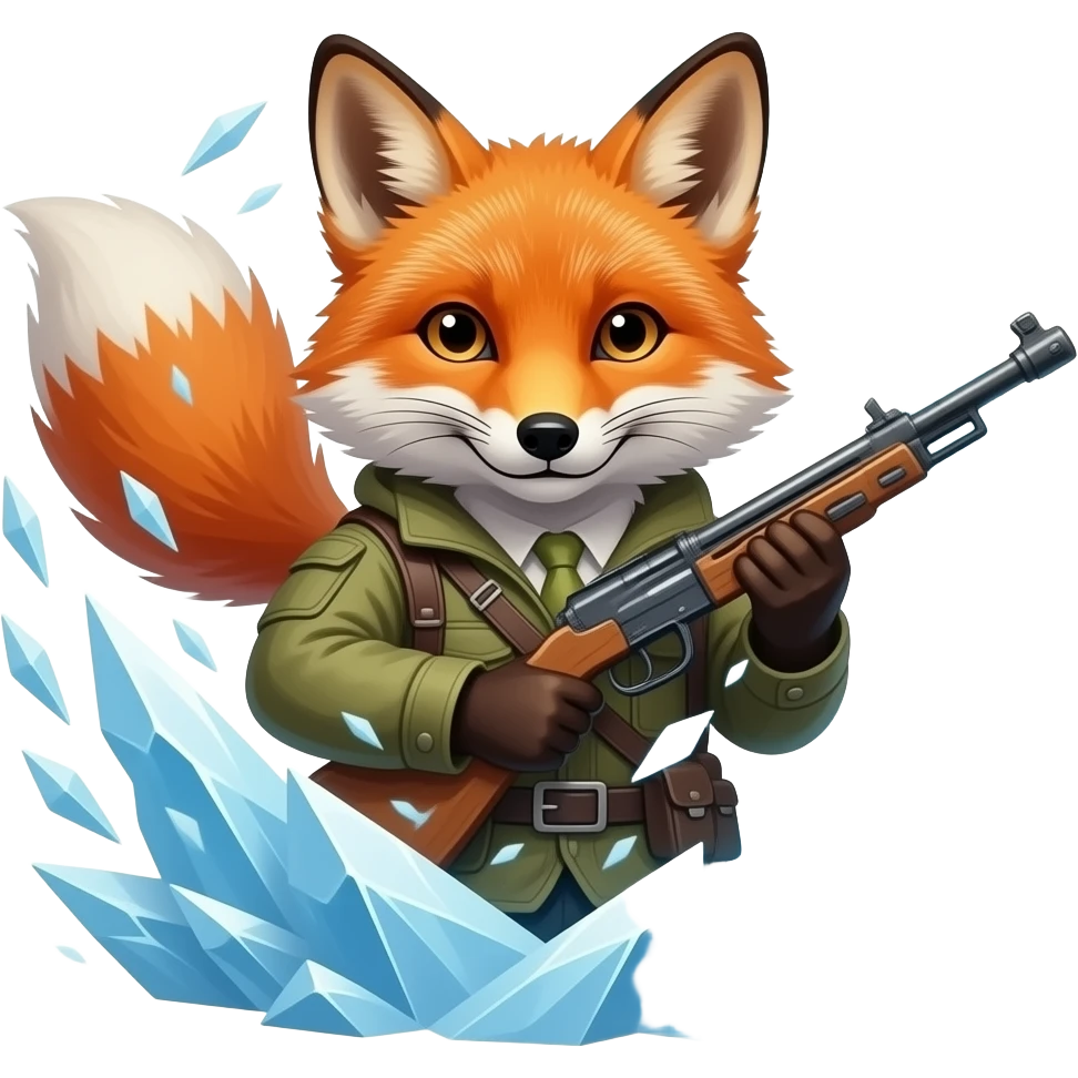 ice shard wind fox hunter emoji