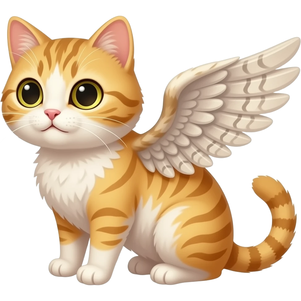 Кот с крыльями совы emoji