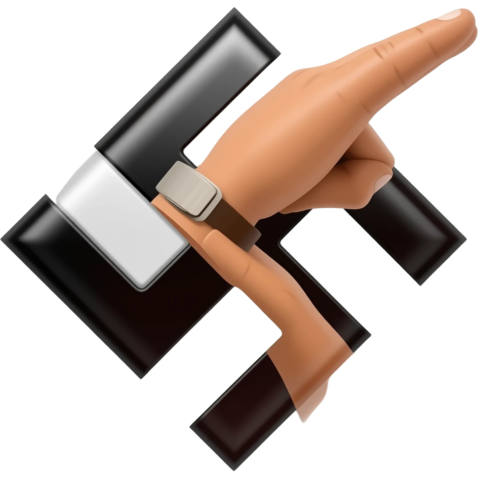 sieg heil salute swaztika diagonal side emoji