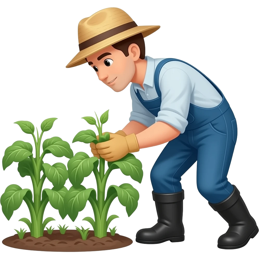 stealing (harvesting) crops emoji