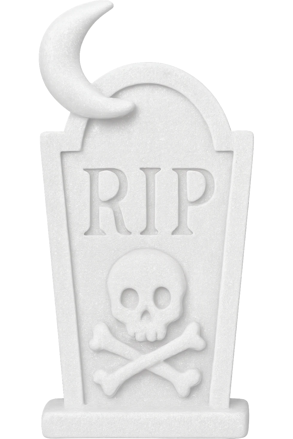 white sparkly goth object, remove background  emoji