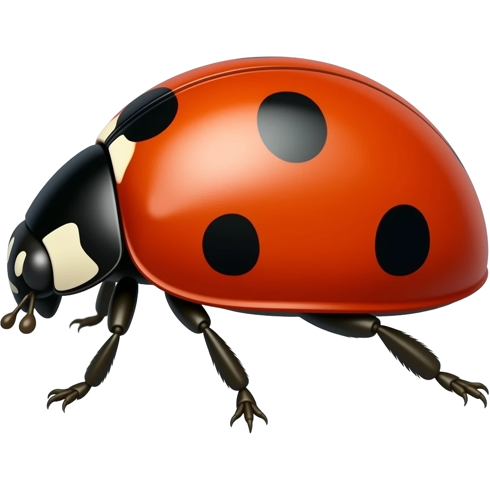 Ladybug side emoji