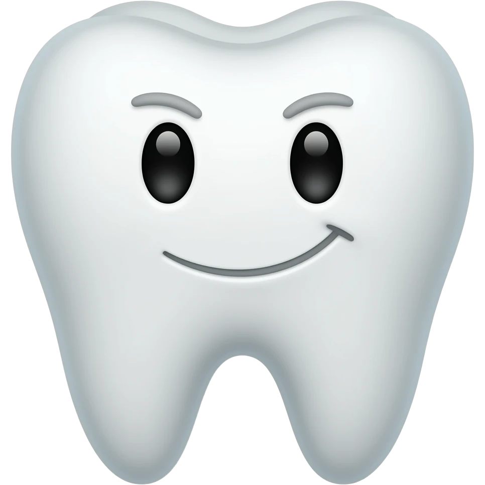 sassy tooth with an attitude emoji