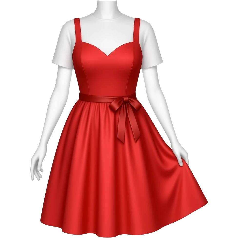 A red👗 emoji