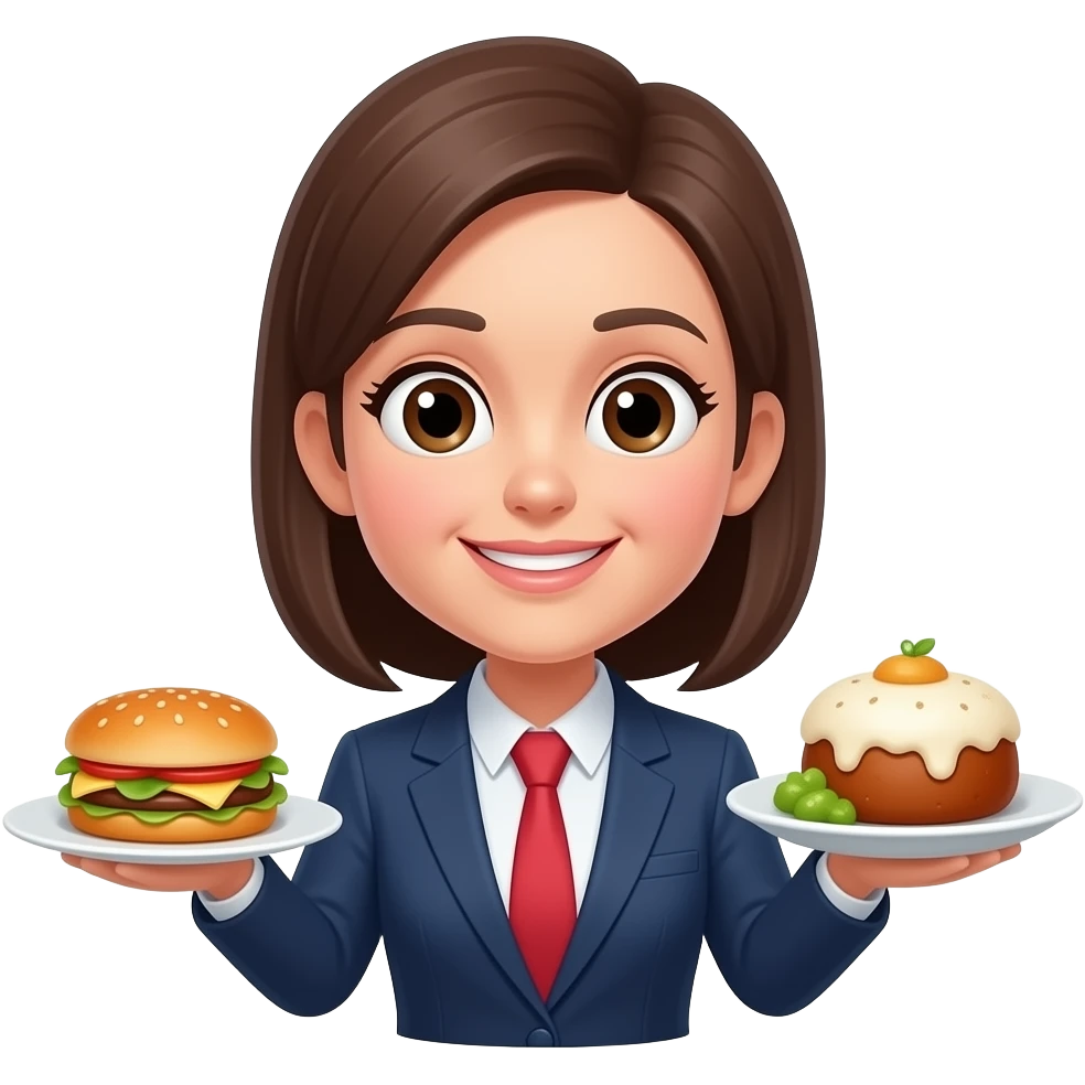 Food, sillys og financewoman emoji