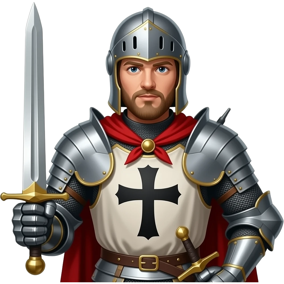 Caballero templario Cristiano emoji
