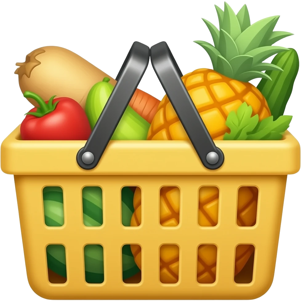 grocery basket emoji