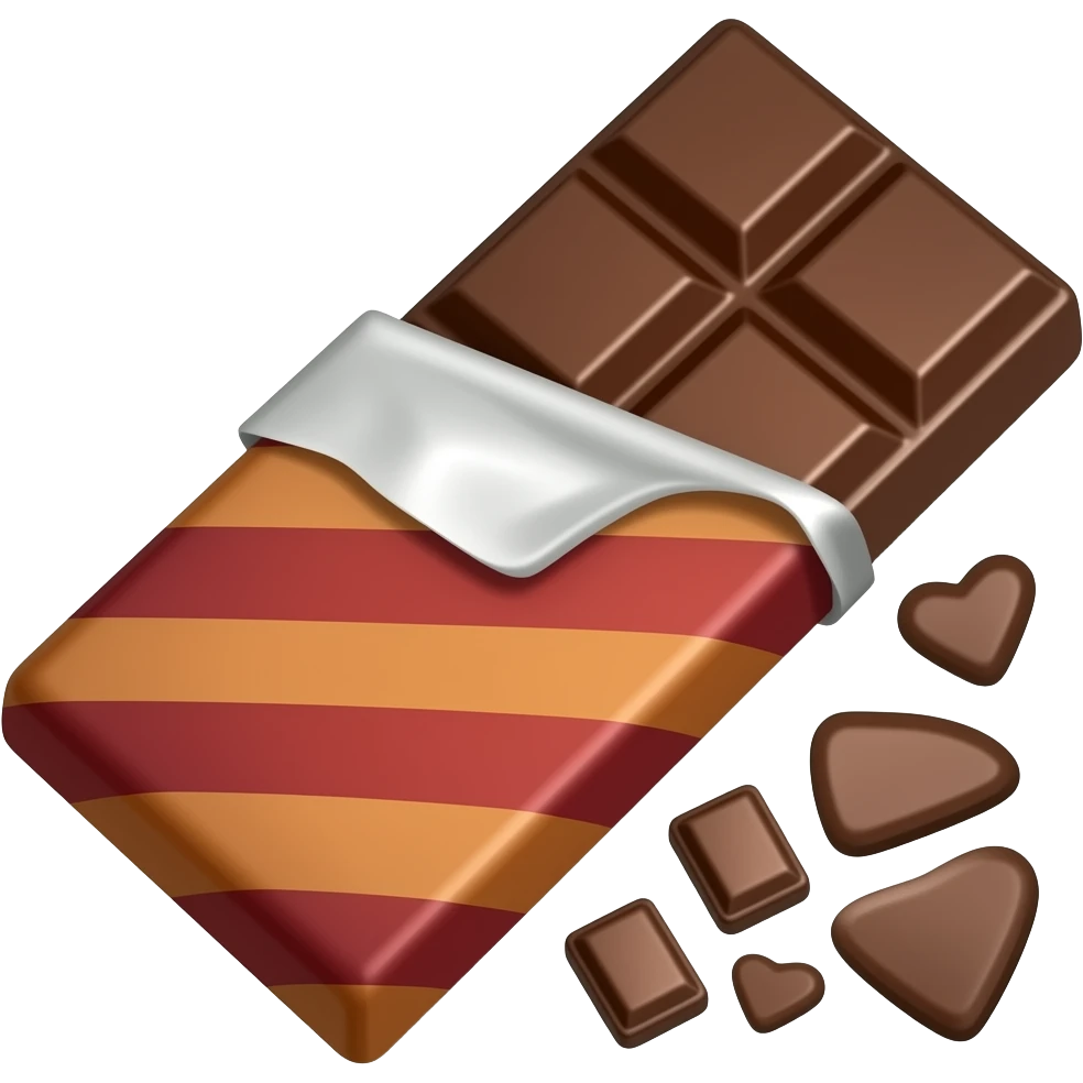 Chocolate bar emoji