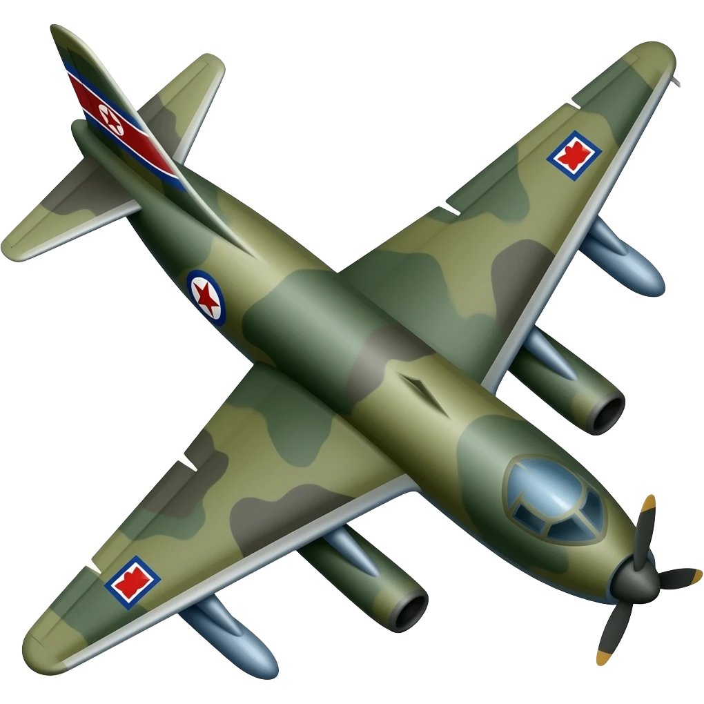 North Korea Army airpanes emoji