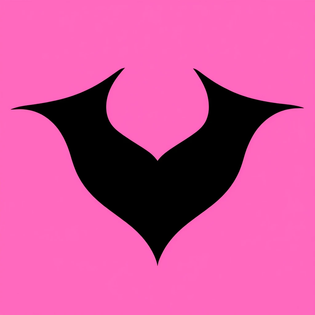 goth pink heart, remove background emoji