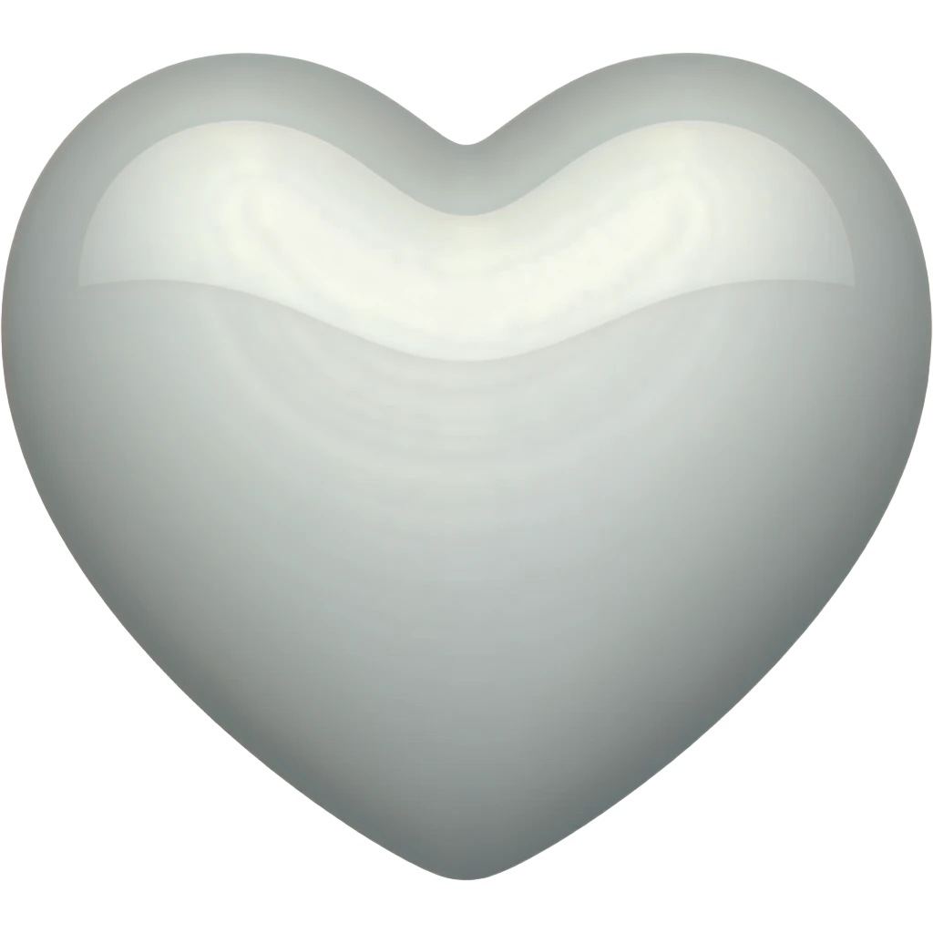 Corazón blanco emoji