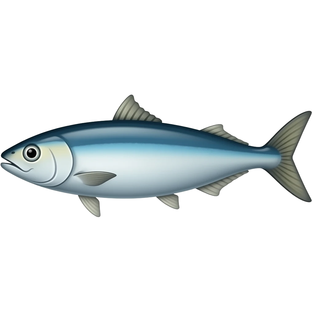 Blue herring emoji