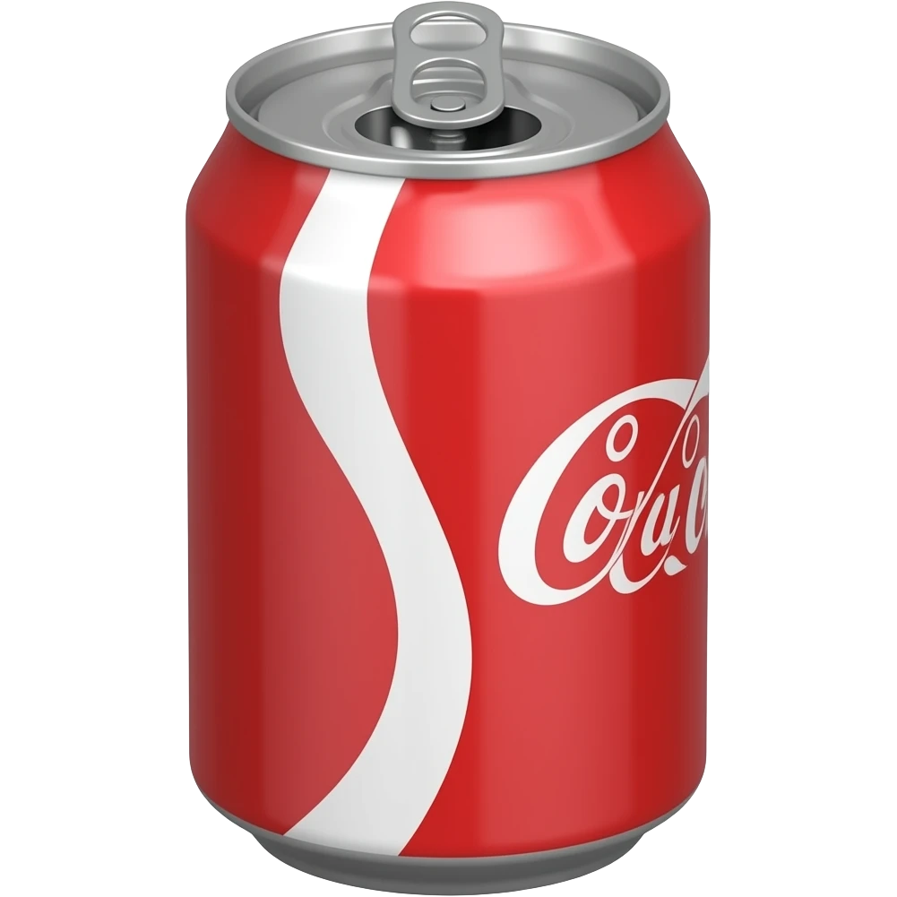 Minimalist soda can emoji