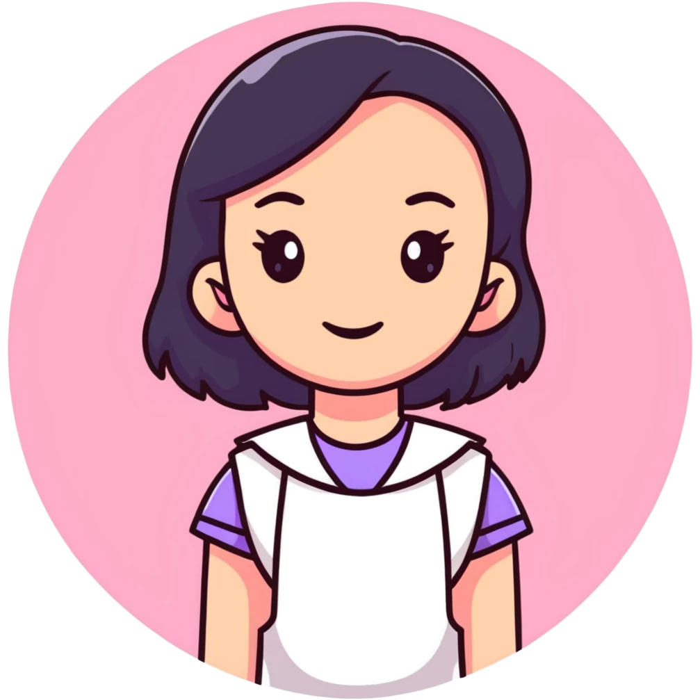 Pink girly girl  emoji