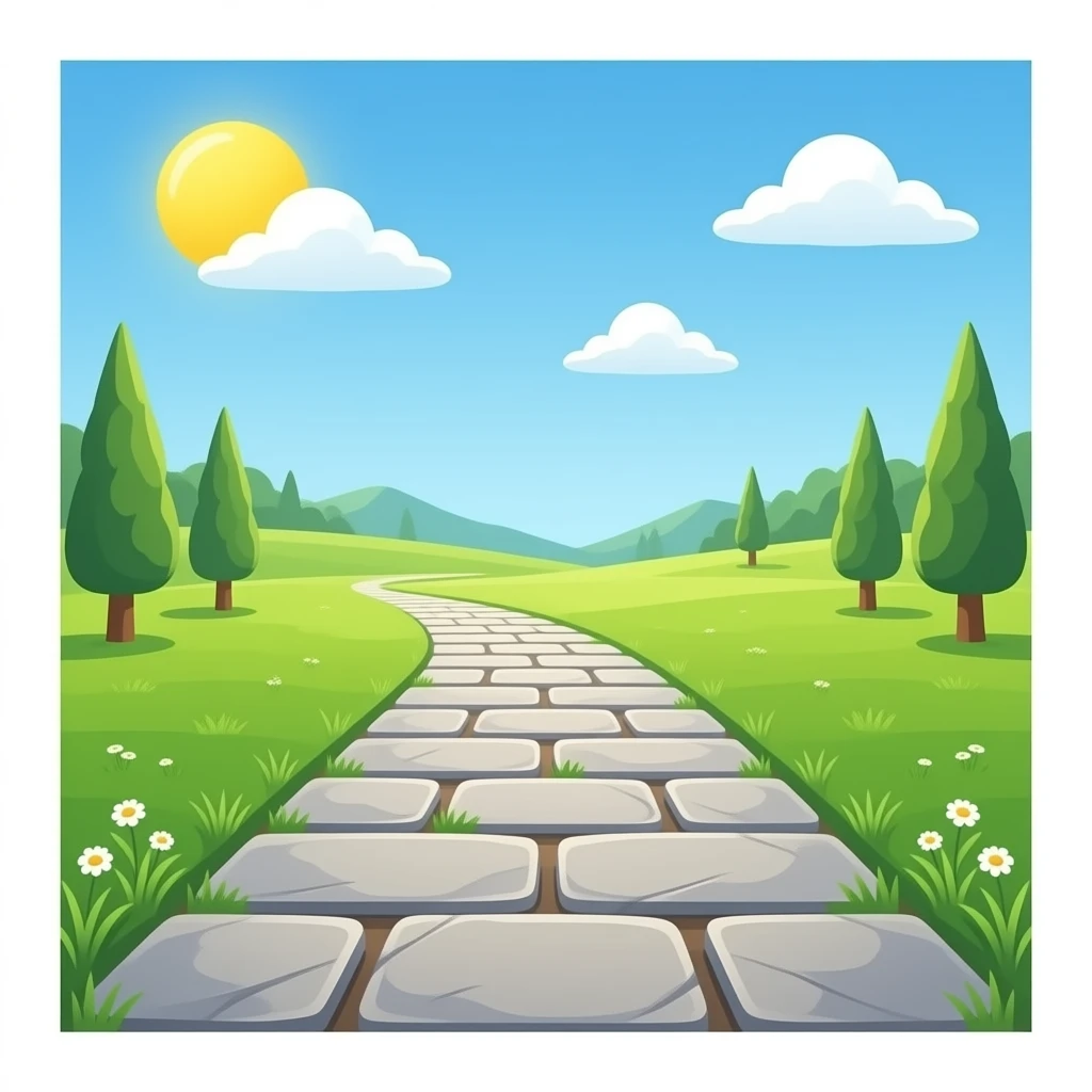 stone pathway  only emoji