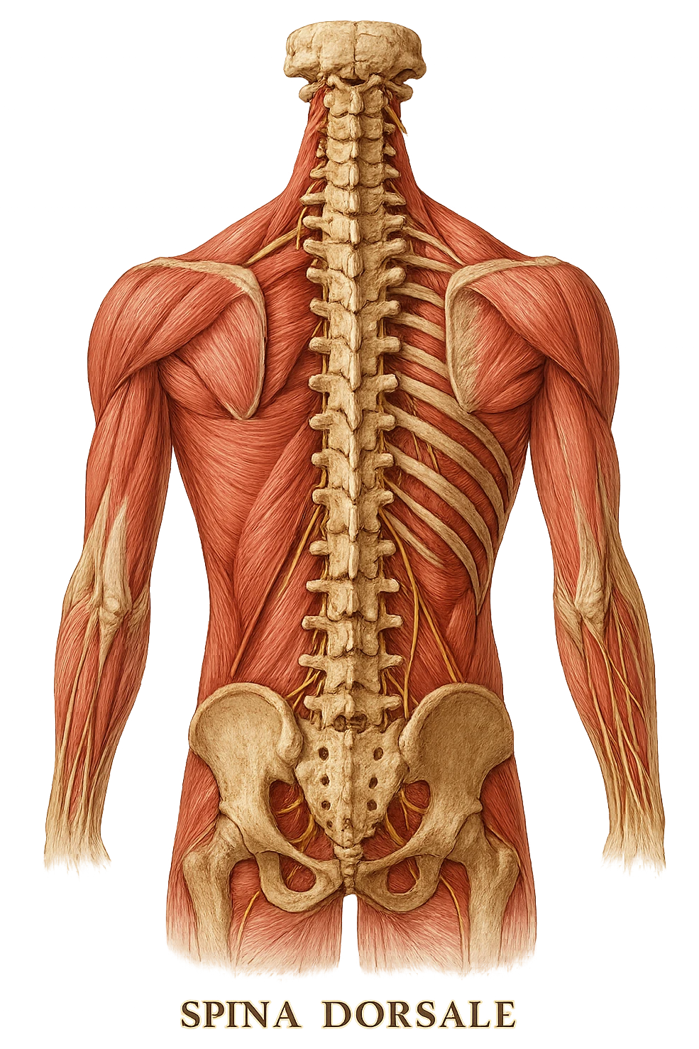 spina dosale anatomica iperrealistico emoji