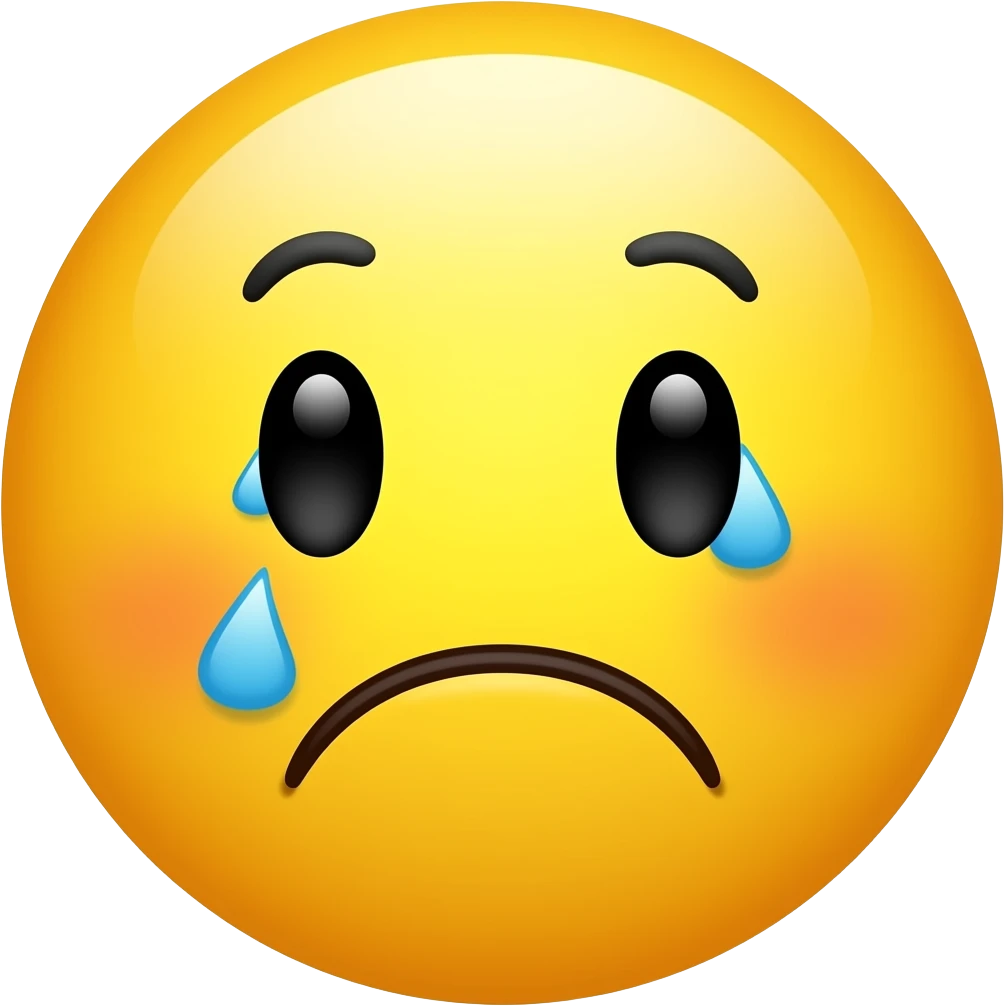 Yellow smiley emoji that's Tired  and says Good morning emoji