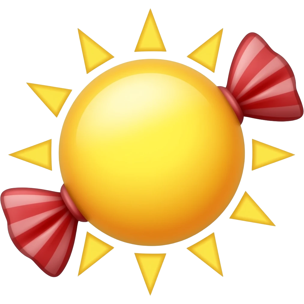 Sunny the candy! emoji
