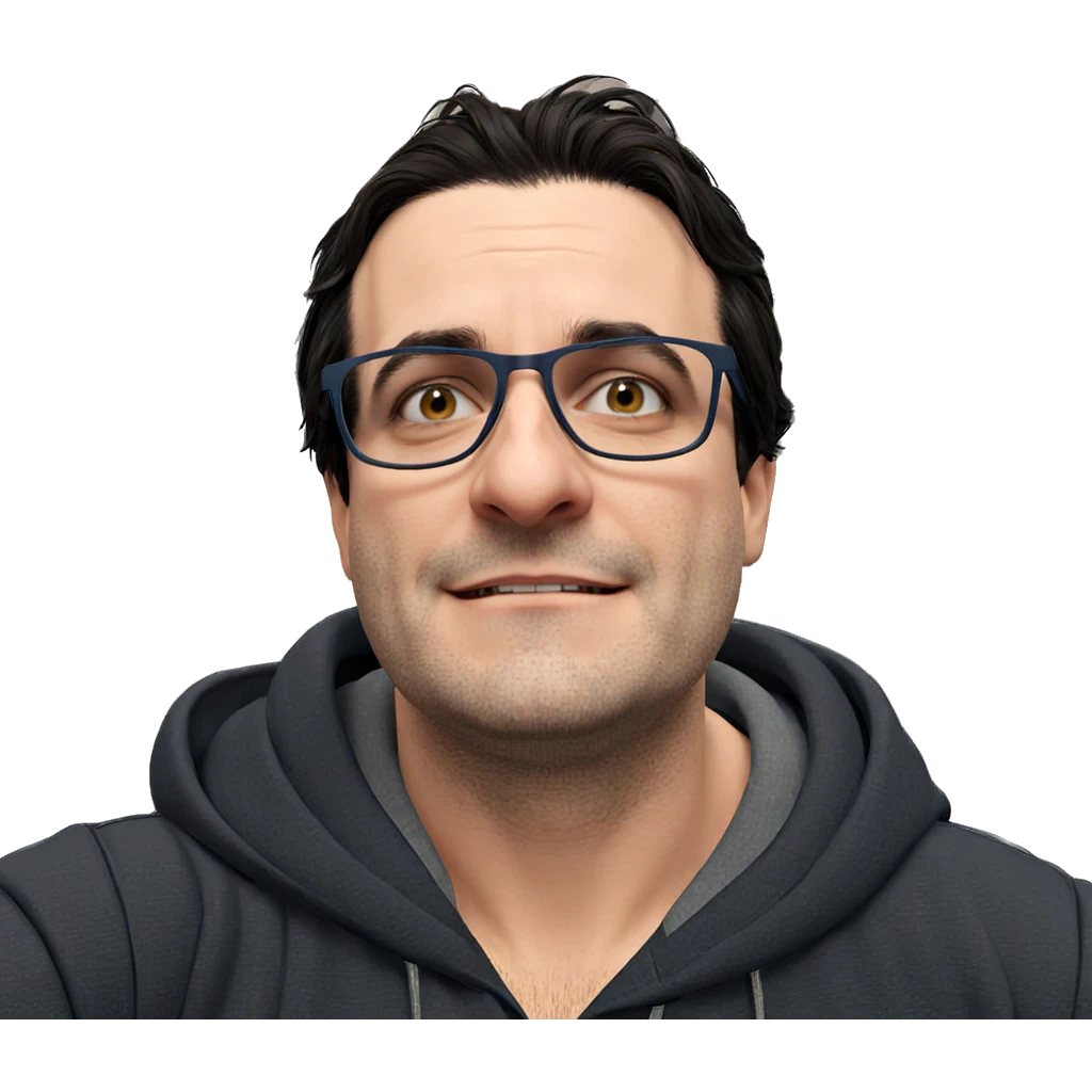 smiling boy in city street emoji