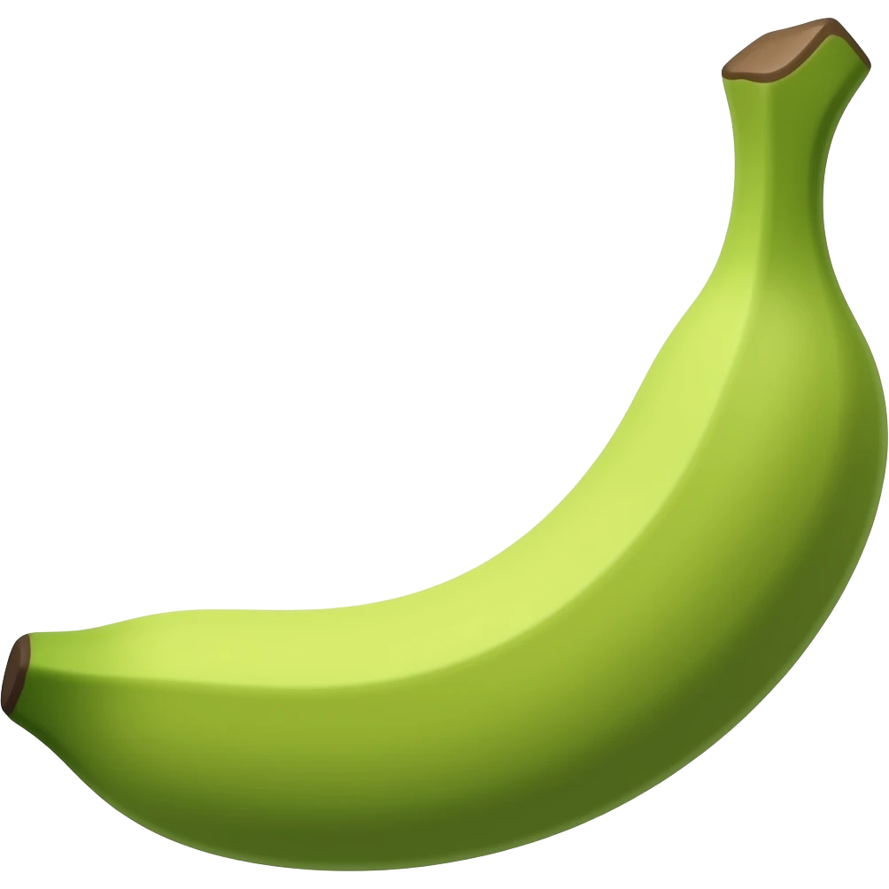 Platano verde emoji