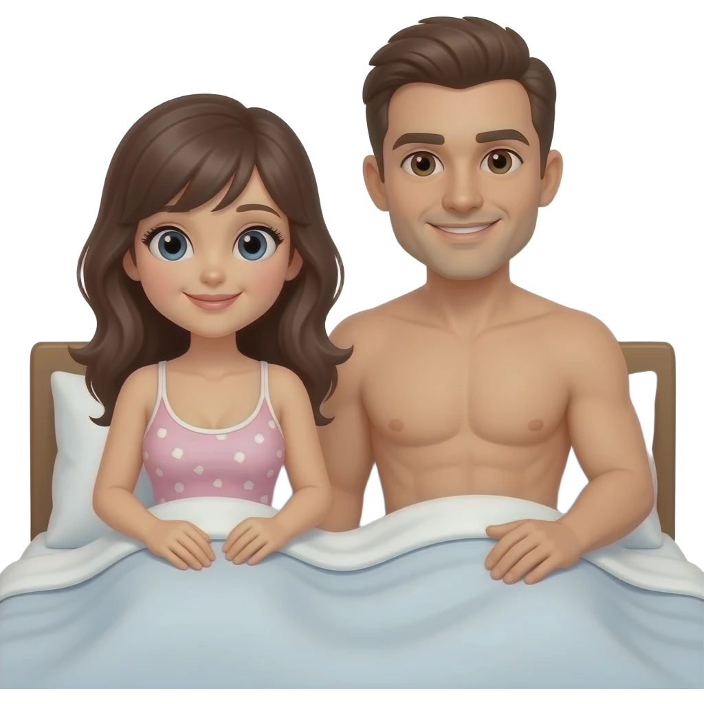 nice chick on bed with guy sex undressed fully emoji