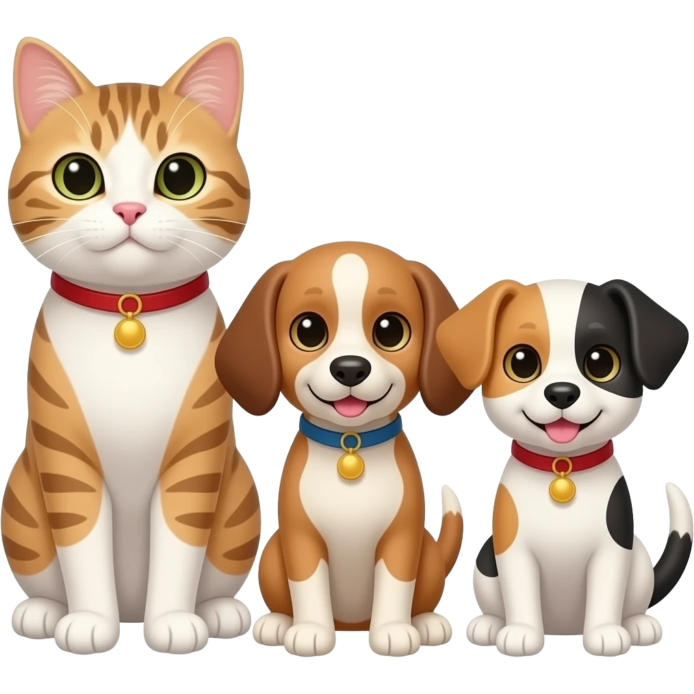 🐱 🐶 two little dog two little dog two little dog emoji