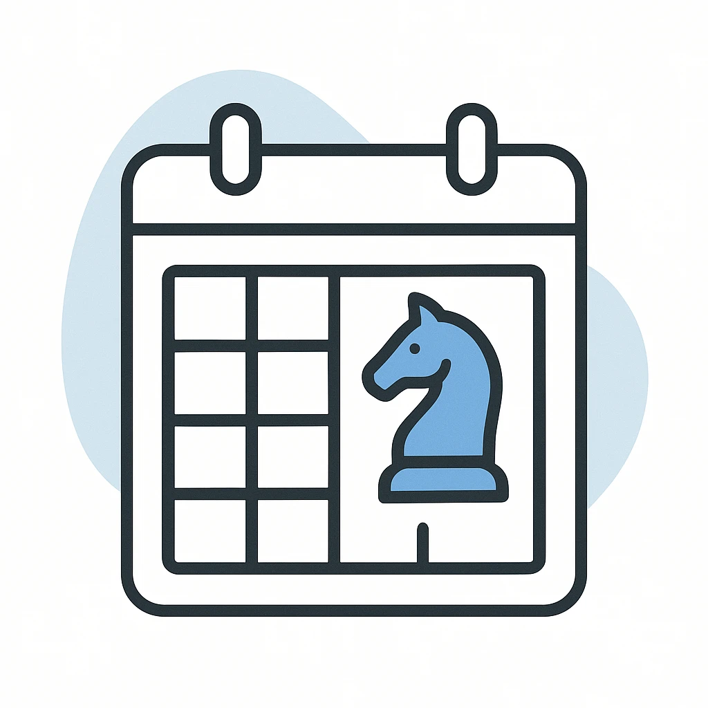 chess calendar emoji
