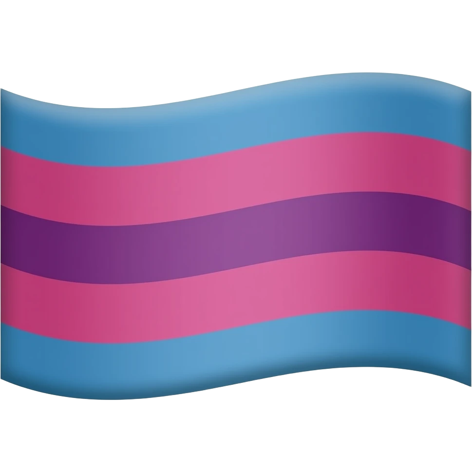 Drapeau bisexuel emoji