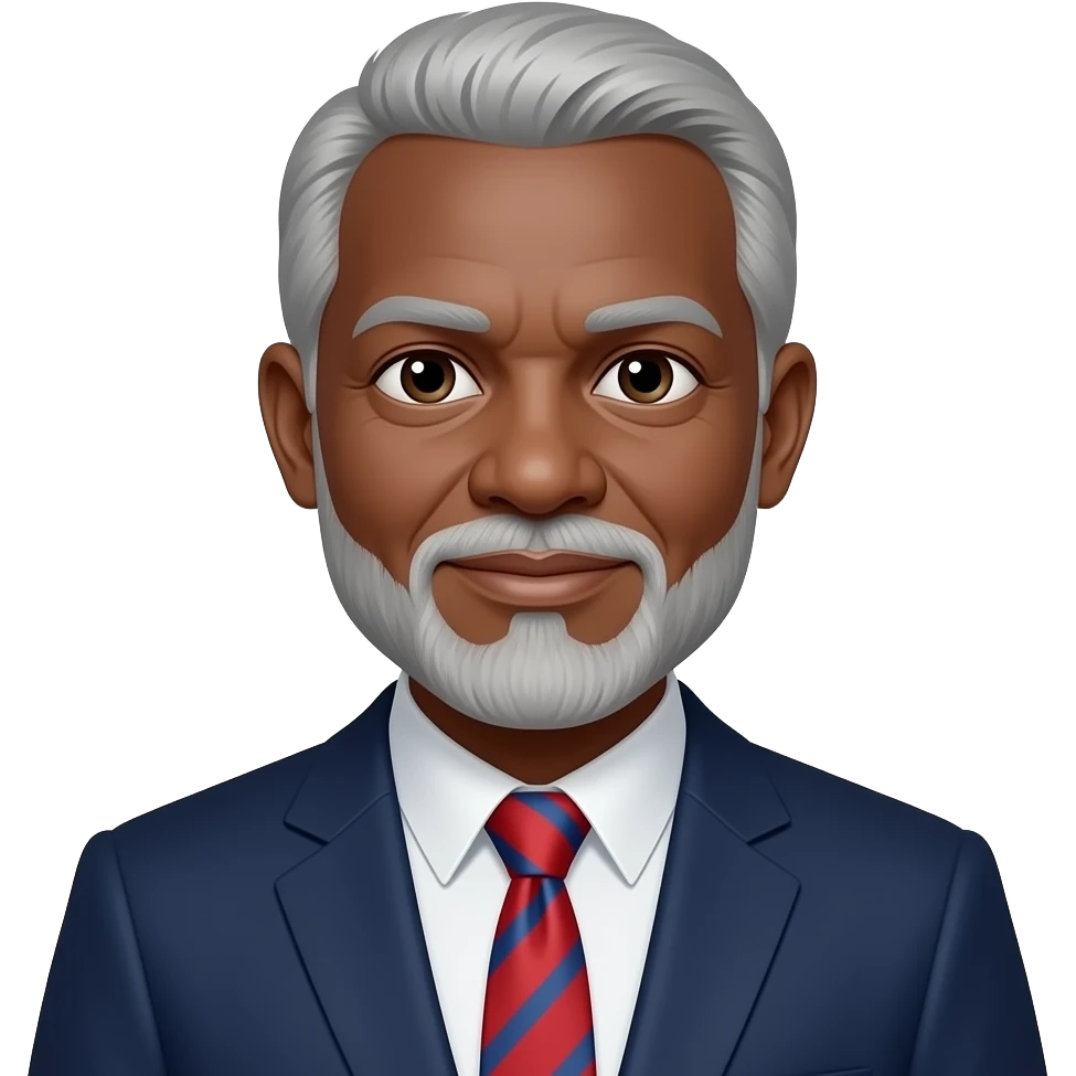black male older congress member emoji