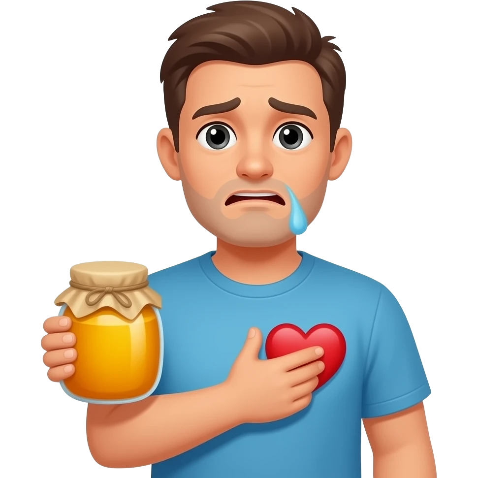 🍯❤️⚡⚡🤭🫀😔 emoji