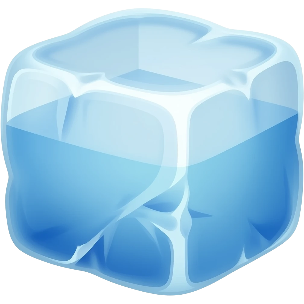 cold plunge with ice emoji