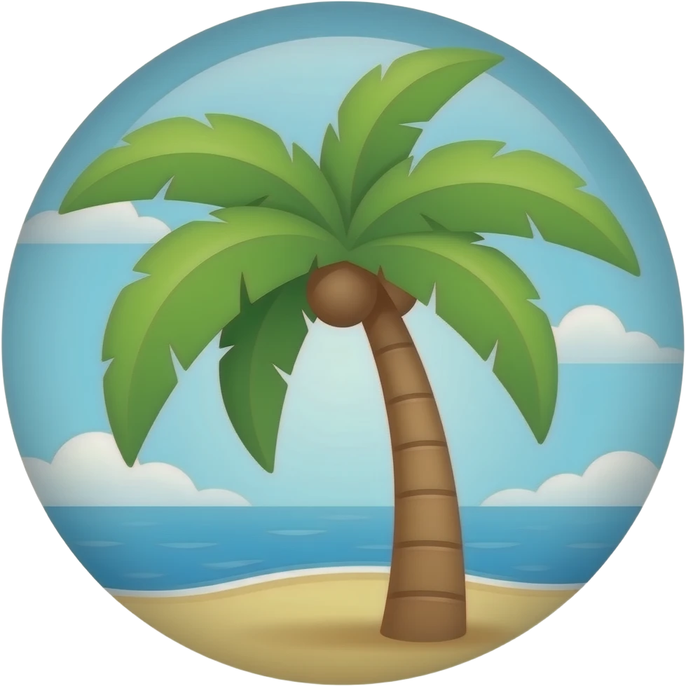 crea un emoji de palmeras emoji