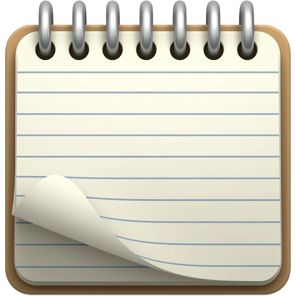 a small Notebook emoji