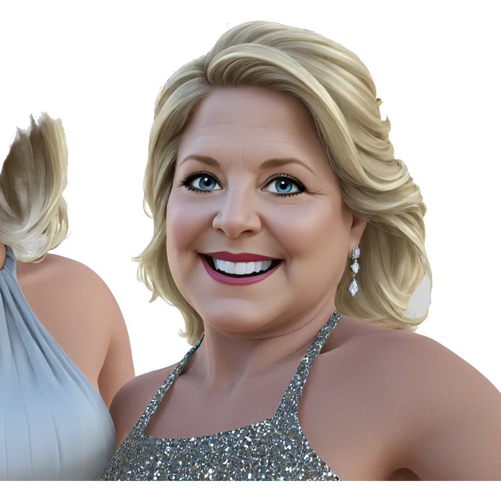blonde girls in elegant dresses emoji