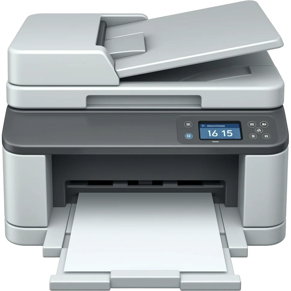 tóner de una fotocopiadora emoji