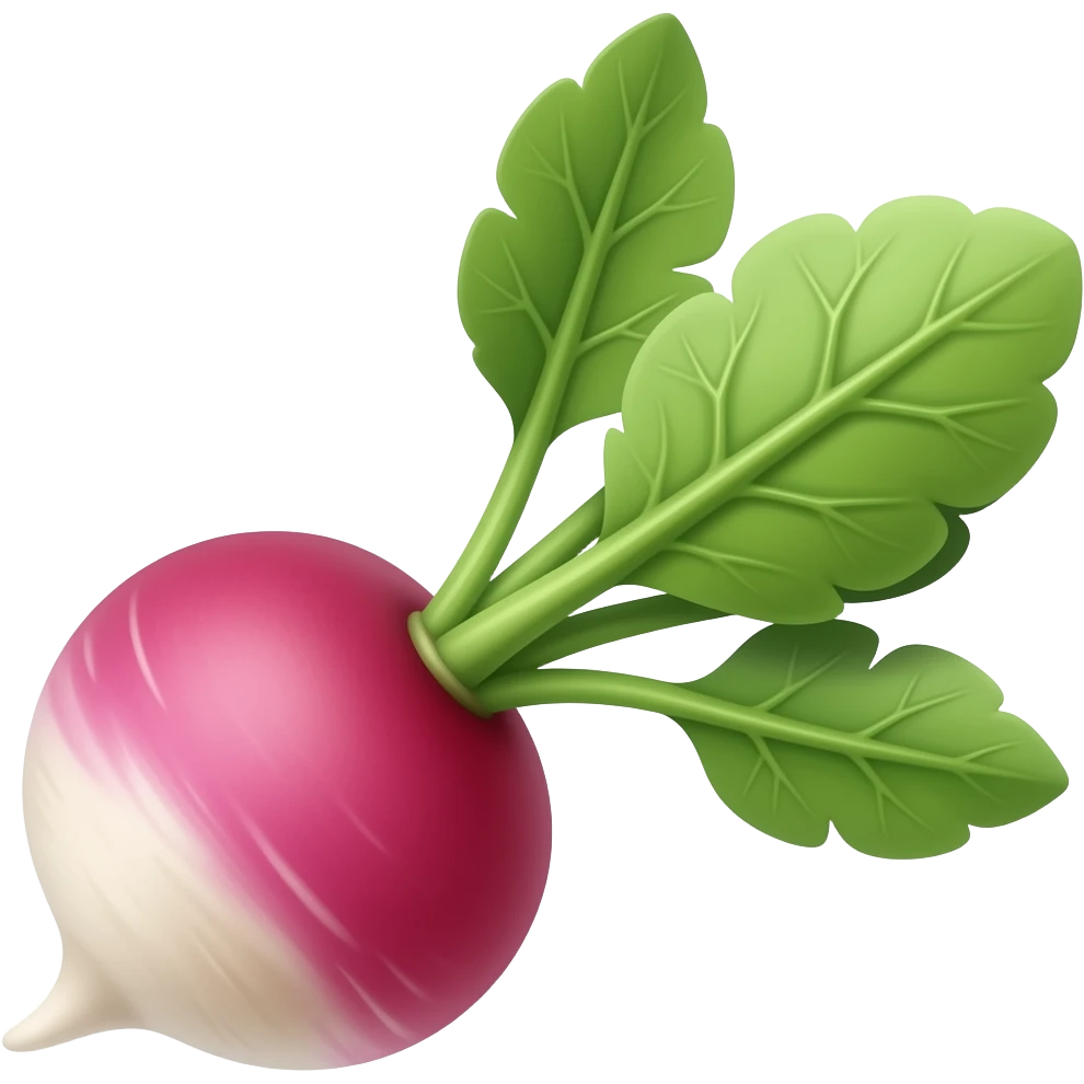 radish emoji