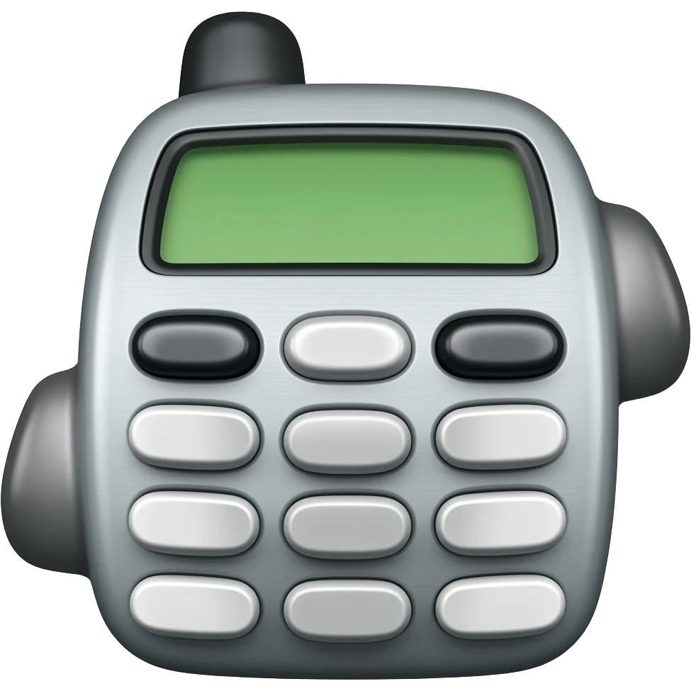 walkie-talkie no screen emoji