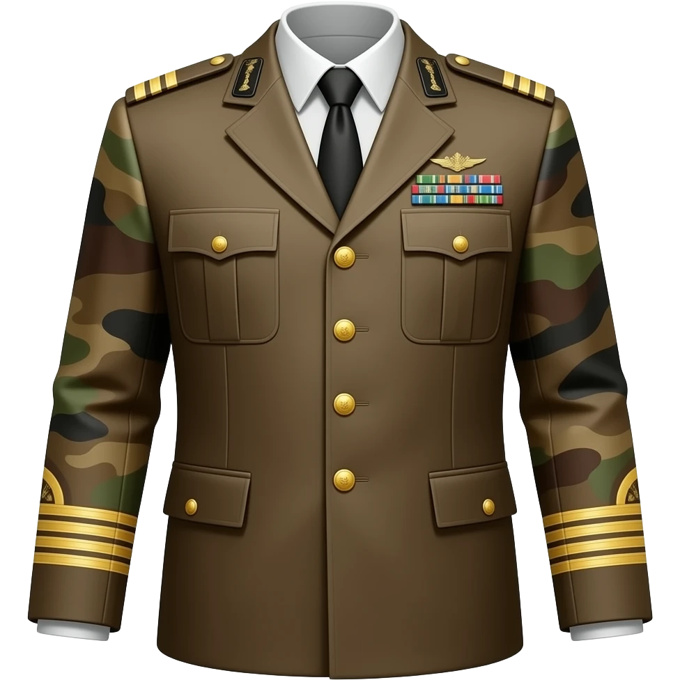 Marine uniform set emoji