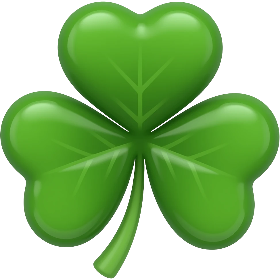 Trébol de 5 hojas emoji