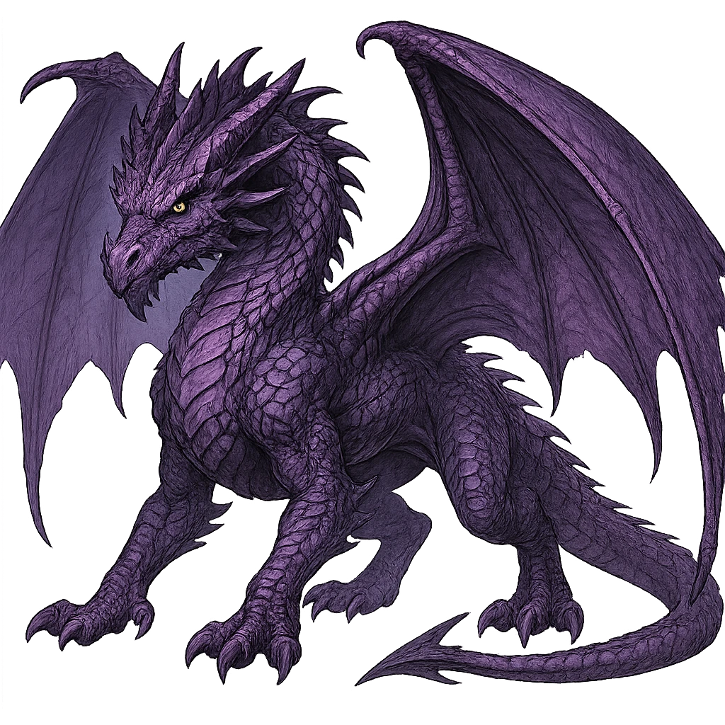 purple dragon emoji