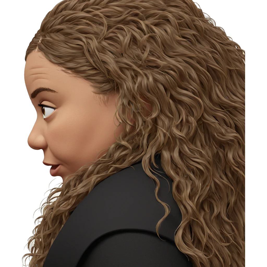 profile portrait of girl emoji