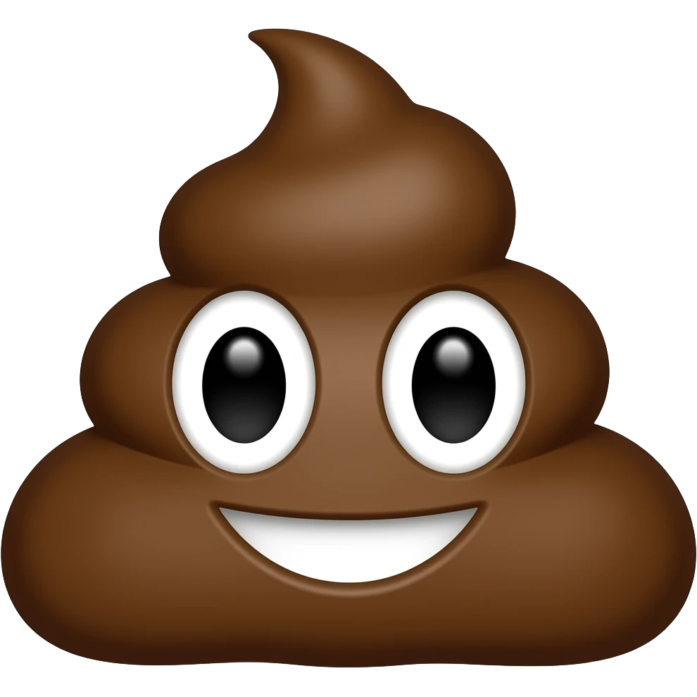 Hi poop sign emoji