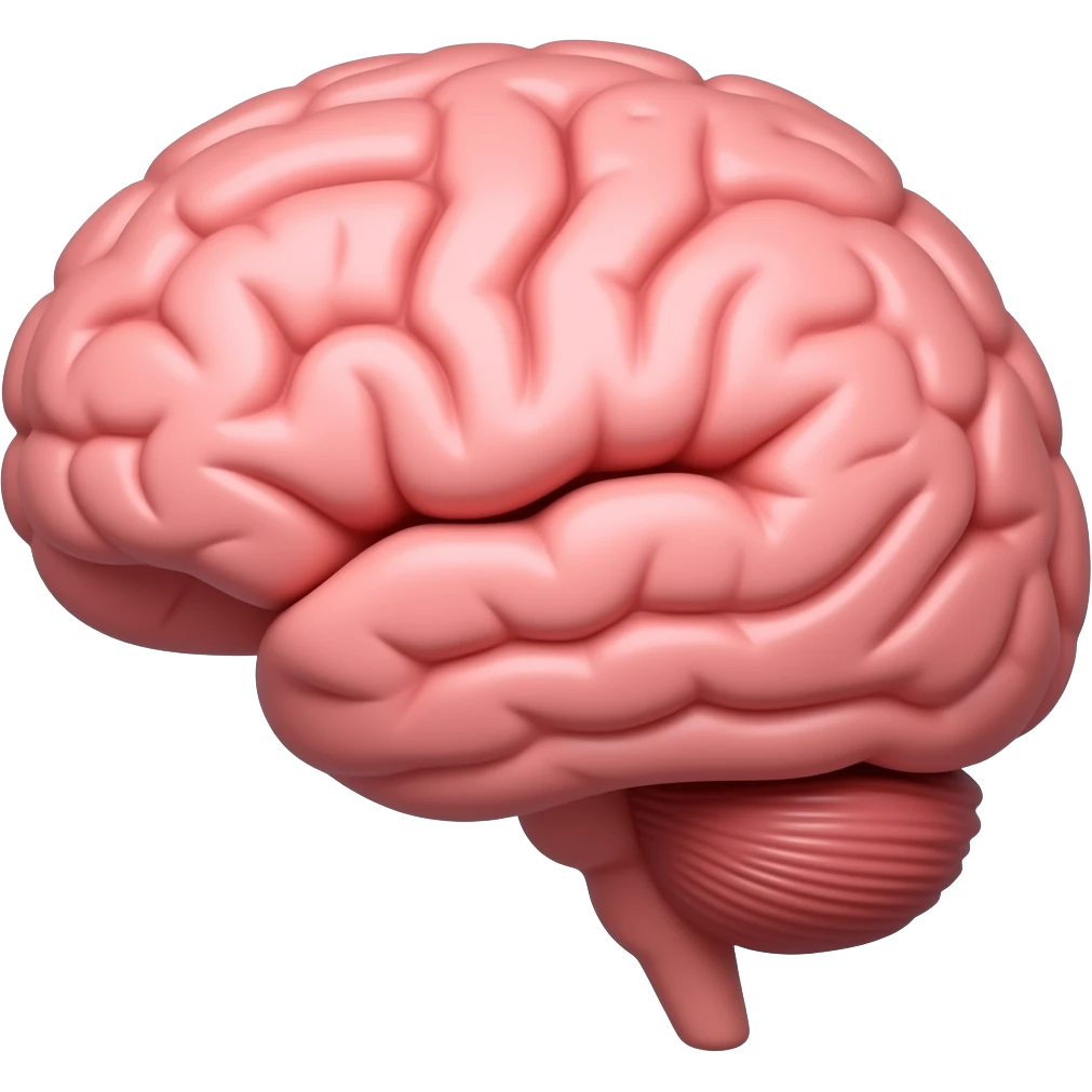 Cérebro pensando emoji