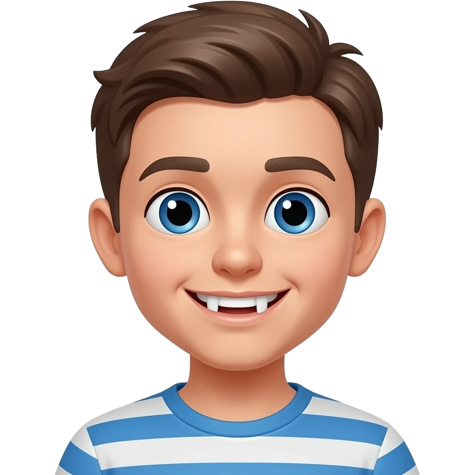 boy missing 2 front teeth emoji
