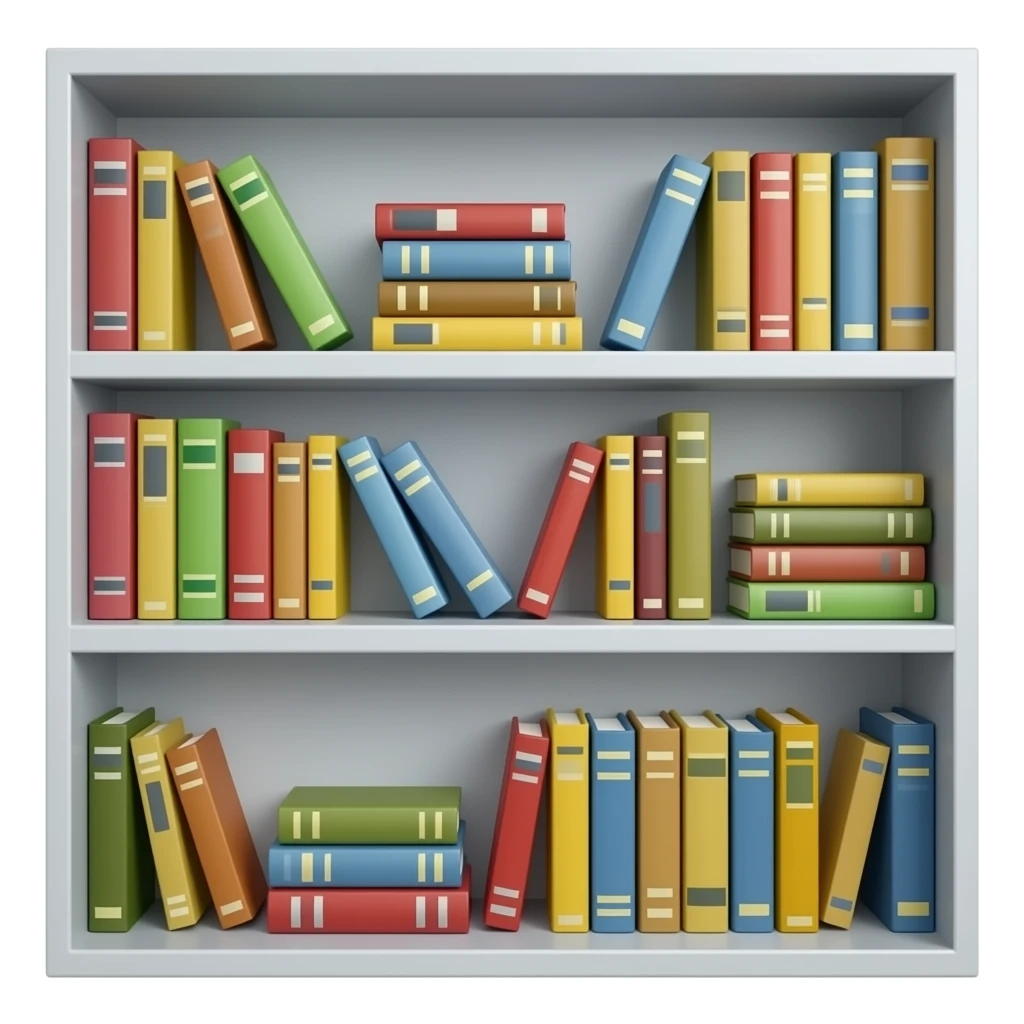 estante de libro emoji