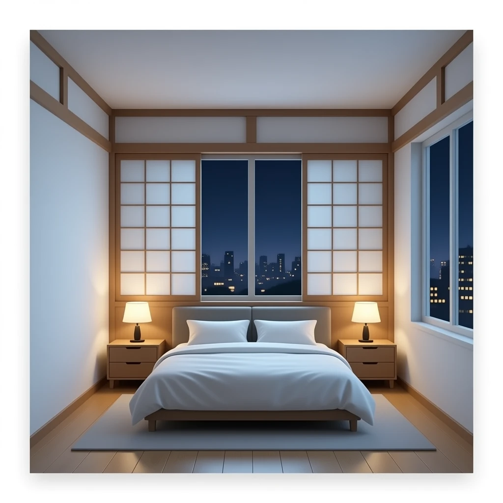 bedroom modern japan home emoji