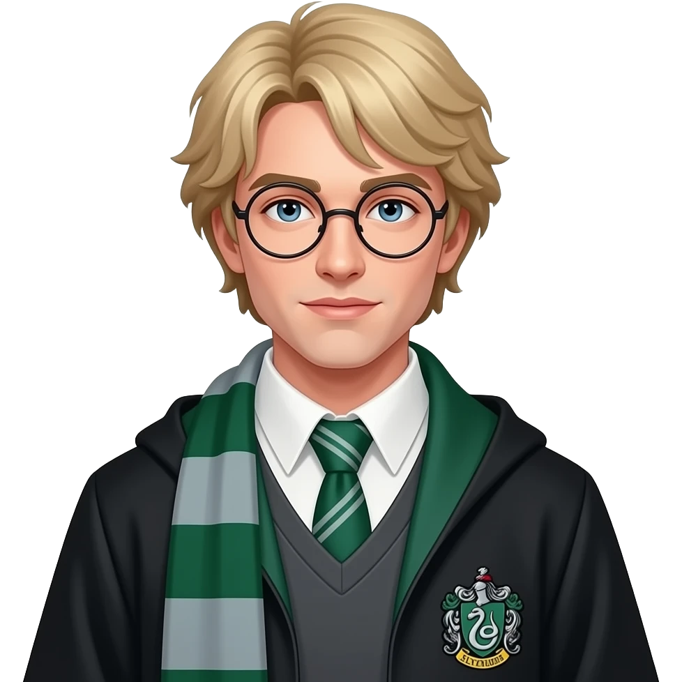 draco malfoy slytheryn blonde emoji