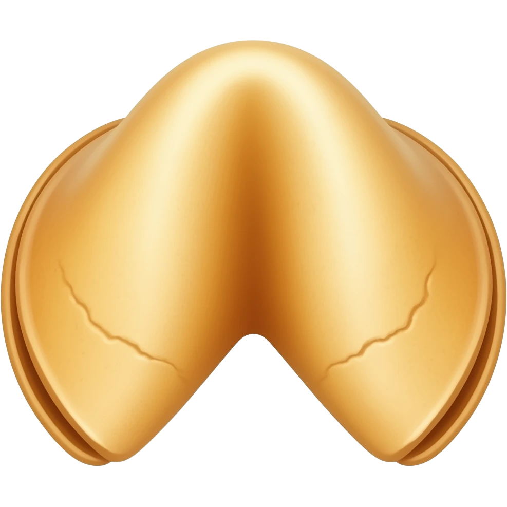 The fortune cookie broke emoji