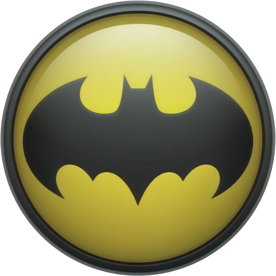 batman logo emoji