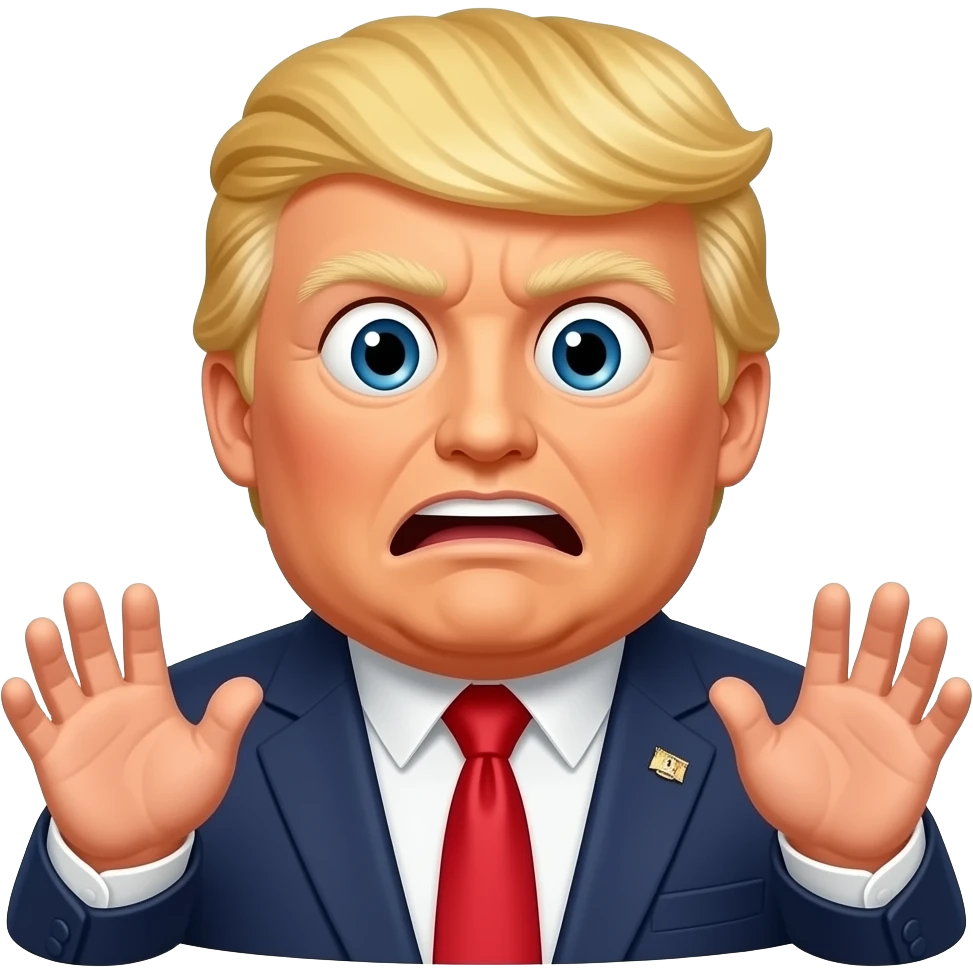 Donald trump got beat up by everyone and animals emoji